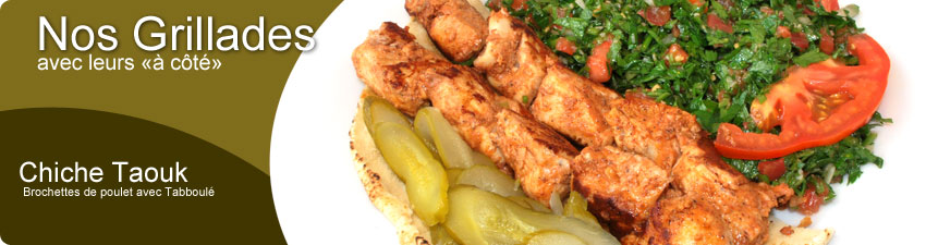 Grillades Rimal - Chiche Taouk